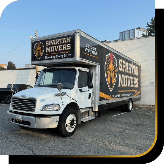 Image of Spartan Movers Van.